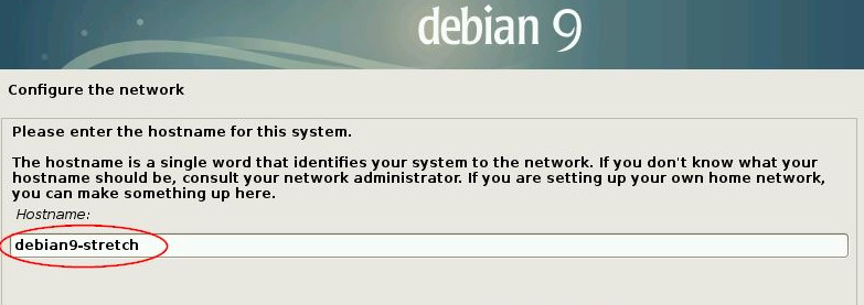 debian change hostname