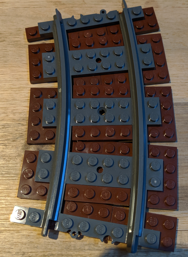 Lego 2024 curved track